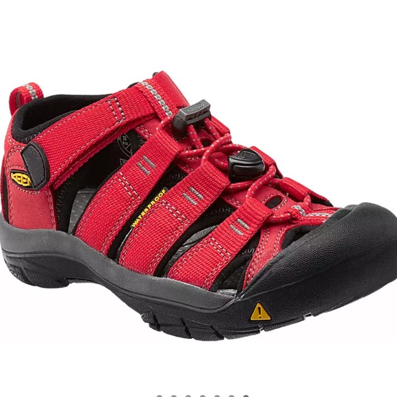 KEEN Kids' Newport H2 Sandals Red - Big Kids Size 5 - Picture 1 of 11